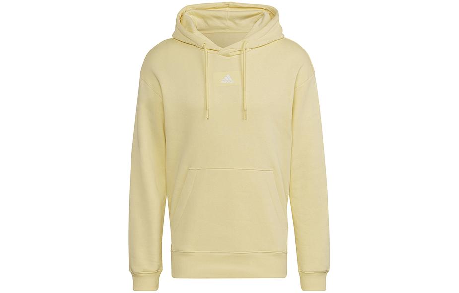 adidas Yellow Oversized Logo Hoodie HK2824