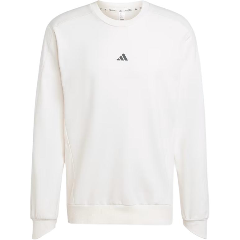 adidas Yoga Crewneck Sweatshirt Moisture-Wicking Pullover - White JF4239