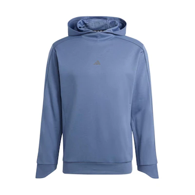 adidas Yoga Training Hooded Sweatshirt Ink Blue with Back Letter Print IR9528