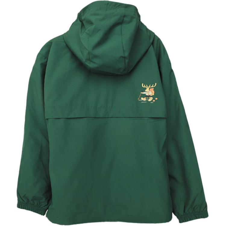 Lookbook adidas Jaket Hoodie Anak Hijau Lengan Panjang Nyaman dengan Resleting JC9373