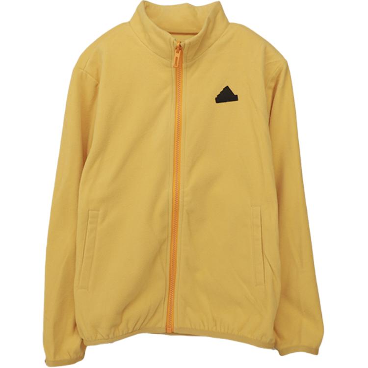 Shop adidas Jaket Hoodie Anak Hijau Lengan Panjang Nyaman dengan Resleting JC9373