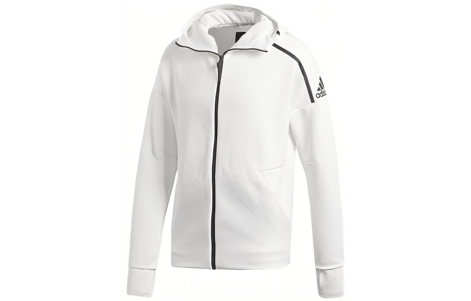 adidas Z N E Hoodie 3 0 Retro Sports Jacket White - Fall Edition Asia Version CY9903