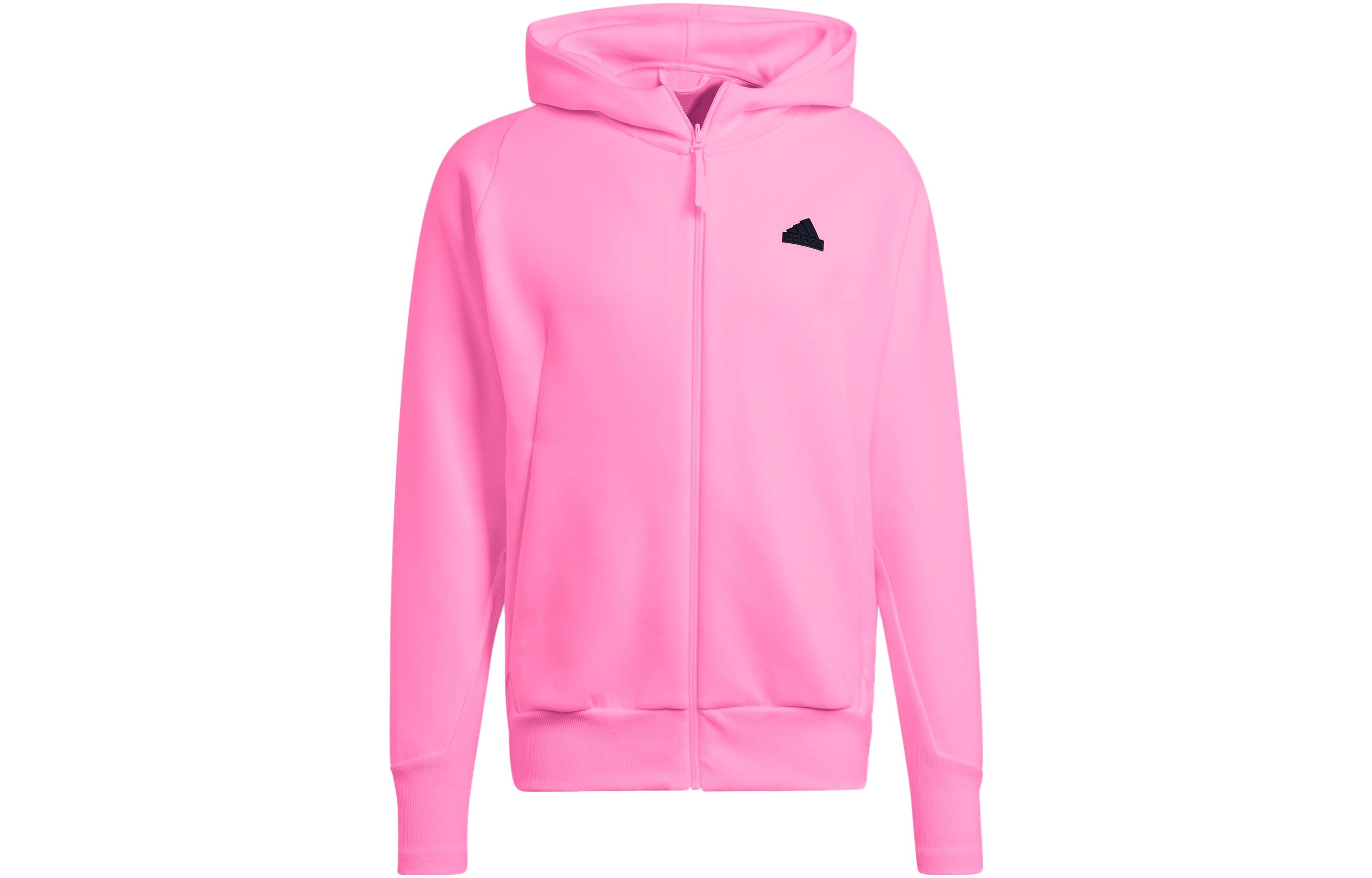 adidas Z N E Premium Full-Zip Hoodie Jacket Pink IN5091