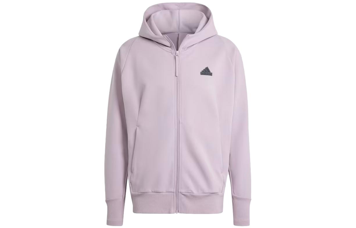 adidas Z N E Winterized Full-Zip Hooded Jacket Light Purple IN1847