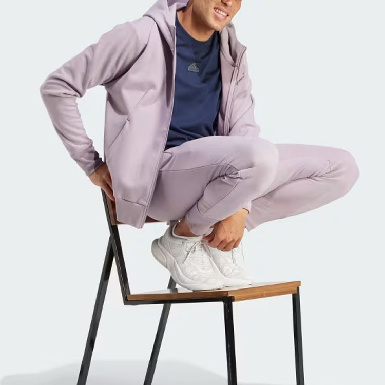 Purchase 阿迪达斯ZNE冬季连帽夹克浅紫色 IN1847