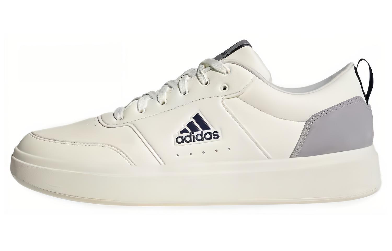Buy adidas 運動服飾 舒適百搭 時尚 減震耐磨 低筒 板鞋 男款 白藍色