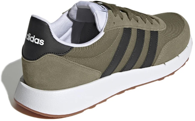 adidas Kasut Run 60s 2.0 'Focus Olive Black' GY3703 Shop adidas Kasut Run 60s 2.0 'Focus Olive Black' GY3703