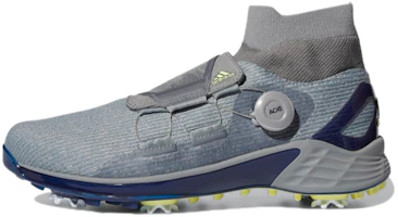 adidas ZG21 Motion Primegreen BOA Mid-Cut Golf Shoes 'Grey Pulse Yellow Blue' GZ5277 adidas ZG21 Motion Primegreen BOA Mid-Cut Golf Shoes 'Grey Pulse Yellow Blue' GZ5277