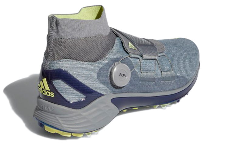 Shop adidas ZG21 Motion Primegreen BOA Golfschoenen Mid-Cut ''Grijs Geel Blauw'' GZ5277