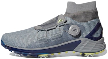 adidas ZG21 Motion Primegreen BOA Mid-Cut Golf Shoes 'Grey Pulse Yellow Blue' GZ5277 adidas ZG21 Motion Primegreen BOA Mid-Cut Golf Shoes 'Grey Pulse Yellow Blue' GZ5277