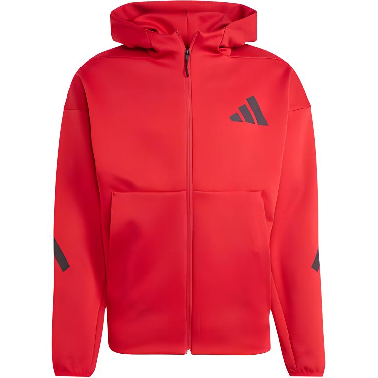 adidas ZNE Full-Zip Hoodie Jacket Red () JF6540