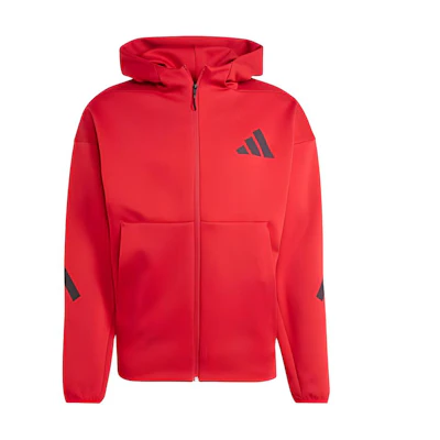 adidas ZNE Full-Zip Hoodie Jacket Red () JF6540