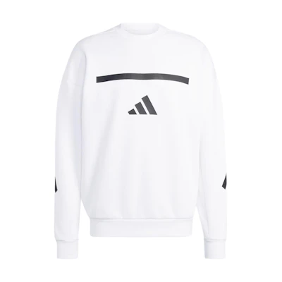 adidas ZNE FW24 Sweatshirt White Casual Pullover Sportswear JF2451