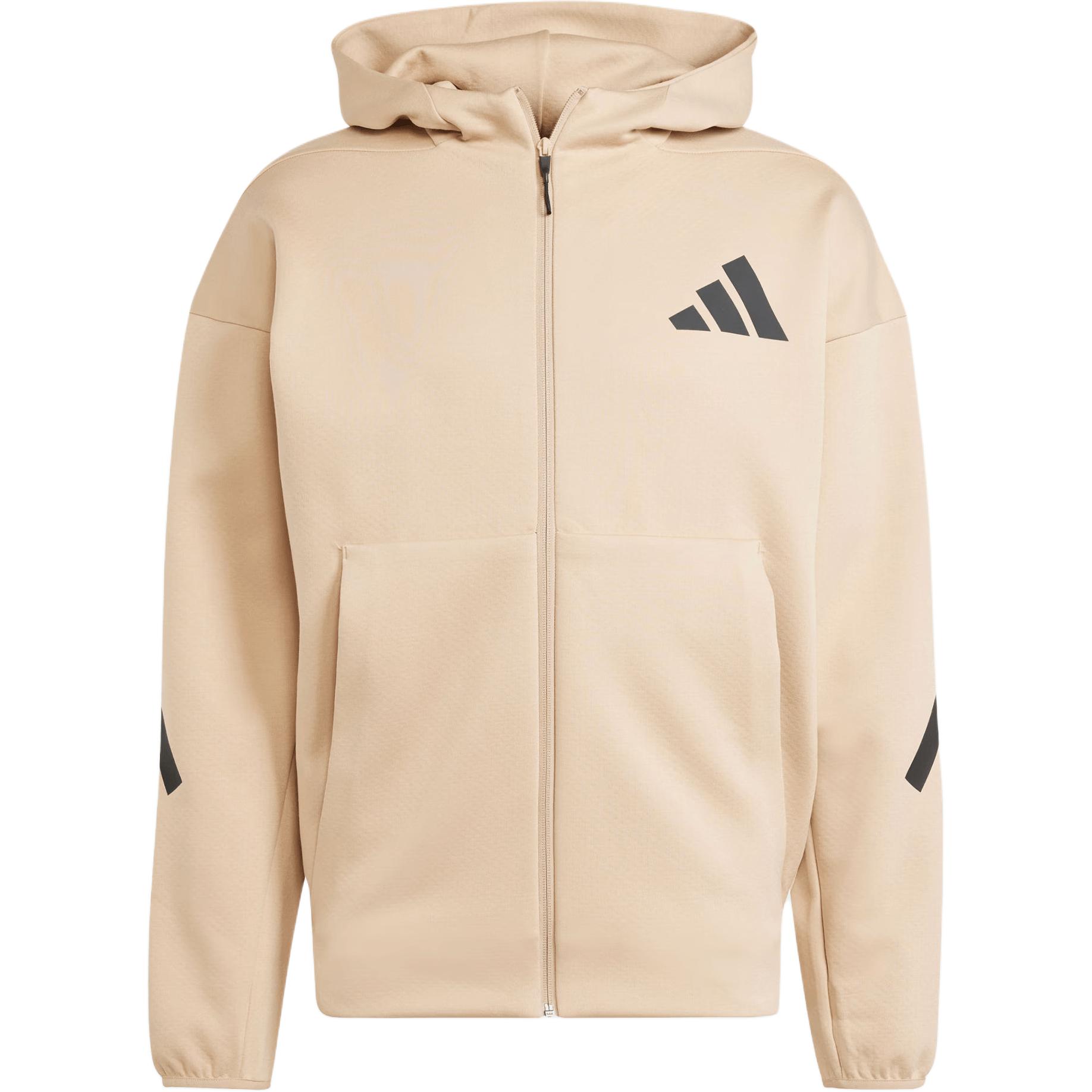 adidas ZNE FW24 True Healing Series Black Label Water-Resistant Tan Jacket Men JF2445