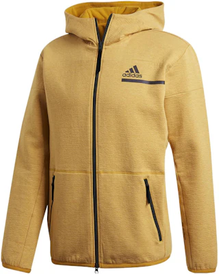 adidas ZNE FZ M Winter Gold Fleece-Lined Hooded Jacket GU2078 Buy adidas ZNE FZ M Winter Gold Fleece-Lined Hooded Jacket GU2078