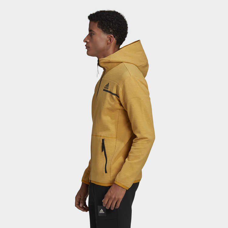 Sizing adidas ZNE FZ M Winter Gold Fleece-Lined Hooded Jacket GU2078