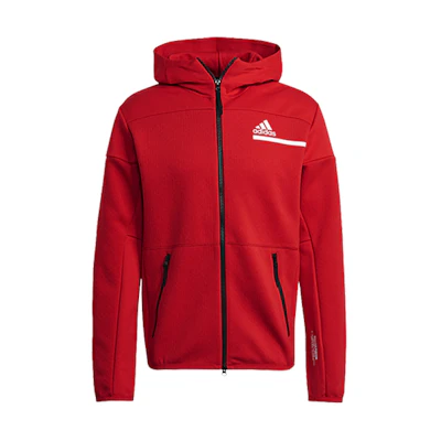 adidas ZNE FZ Training Hoodie Jacket Light Scarlet GQ6210