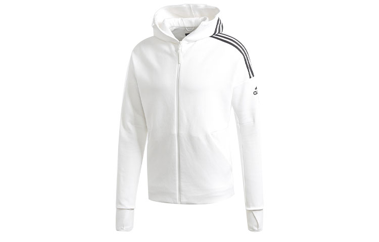 adidas ZNE HD 3ST White Hooded Jacket FL3983