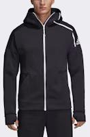 Shop adidas ZNE Hoodie 3 0 Black Slim-Fit Casual Sports Jacket DM5543