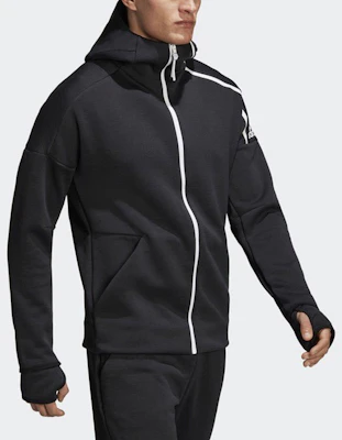 adidas ZNE Hoodie 3 0 Black Slim-Fit Casual Sports Jacket DM5543 Sizing adidas ZNE Hoodie 3 0 Black Slim-Fit Casual Sports Jacket DM5543