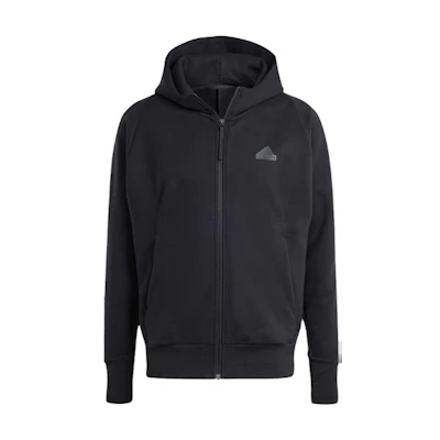 adidas ZNE Hoodie Black Track Jacket Casual Sportswear Logo Design IR5241