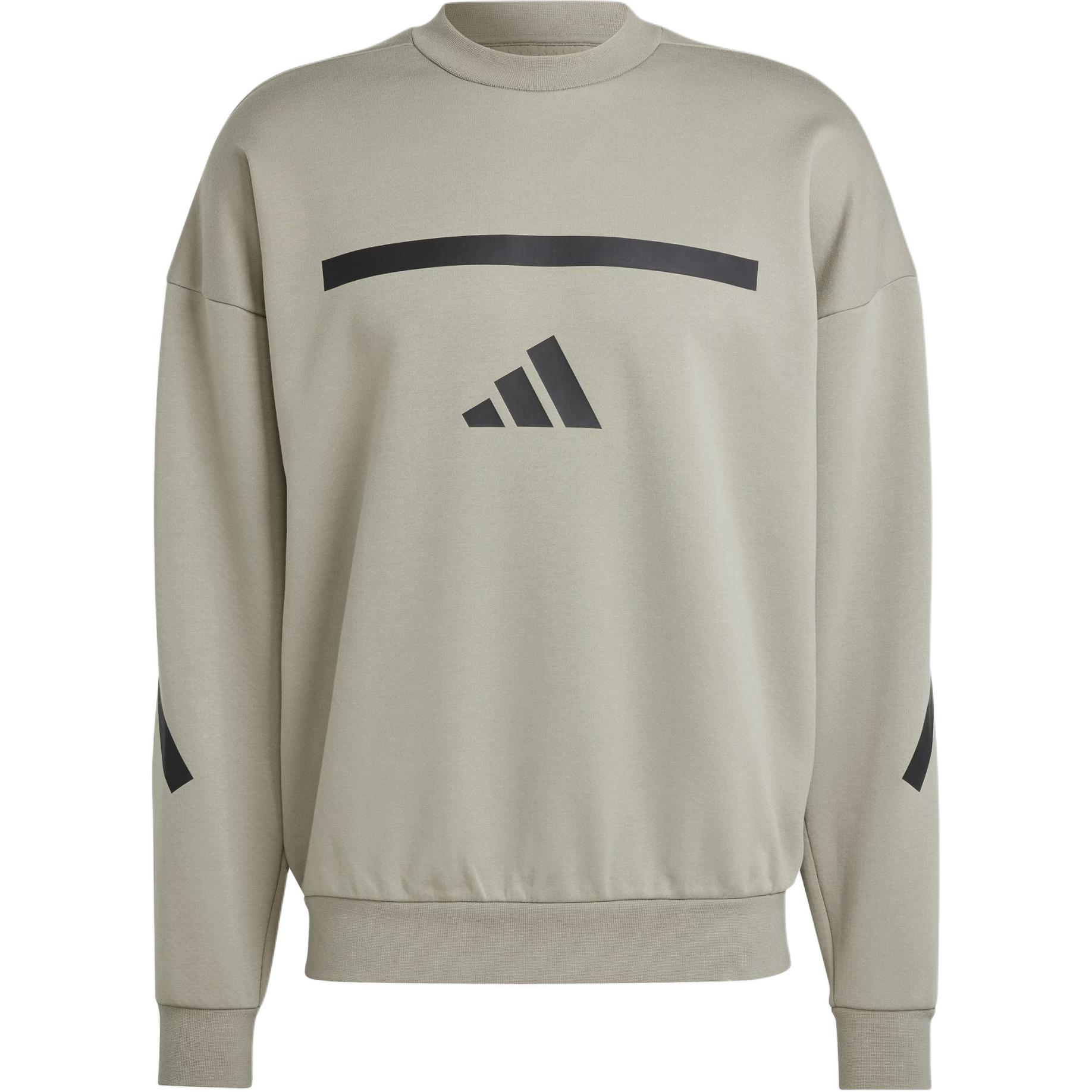adidas ZNE Lightweight Crewneck Sweatshirt Brown Comfortable Wear JE3076