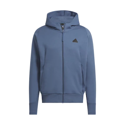 adidas ZNE Premium Full-Zip Hooded Track Jacket Navy Blue Jacket IR5226