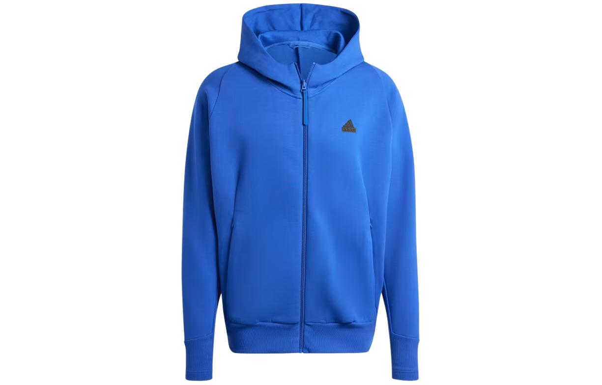 adidas ZNE Premium Full-Zip Hoodie Blue Track Jacket IR5228