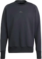 adidas ZNE Premium Sweatshirt Black Pullover with Solid Logo Design IN5109 adidas ZNE Premium Sweatshirt Black Pullover with Solid Logo Design IN5109