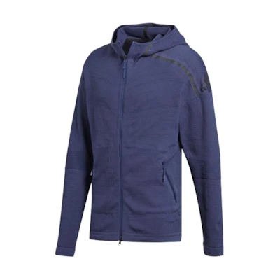 adidas ZNE Series Navy Blue Unisex Hoodie Jacket - Stylish & Comfortable CD6585