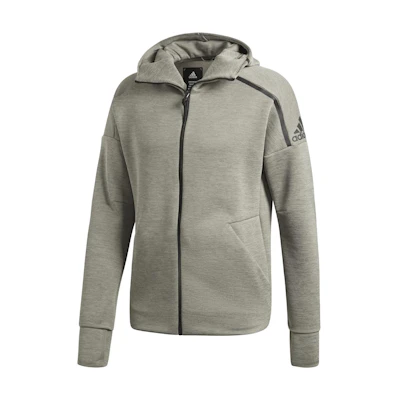 adidas ZNE Solid Color Zip-Up Hoodie Sports Jacket CY9905
