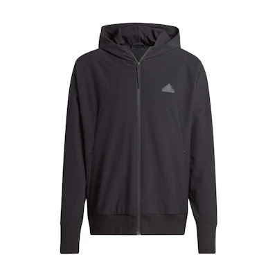 adidas ZNE Solid Logo Zip-Up Jacket Black IR5210