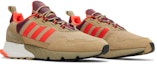 Cheap adidas ZX 1K Boost 'Beige Tone Victory Crimson' Beige Merah Kemenangan H00429
