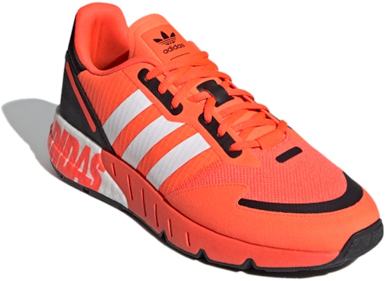 adidas ZX 1K Boost 'Bold Logo Graphic - Solar Merah' FY3631 Lookbook adidas ZX 1K Boost 'Bold Logo Graphic - Solar Merah' FY3631