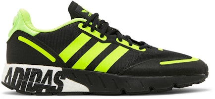 adidas ZX 1K Boost 'Bold Logo Graphic - Black Solar Yellow' FY3632 adidas ZX 1K Boost 'Bold Logo Graphic - Black Solar Yellow' FY3632