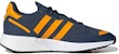 adidas ZX 1K Boost 'Crew Navy Semi Solar Gold' Lelaki Perempuan Kasut H00416