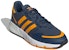 adidas ZX 1K Boost 'Crew Navy Semi Solar Gold' Lelaki Perempuan Kasut H00416