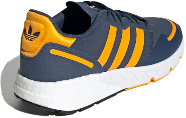 adidas ZX 1K Boost 'Crew Navy Semi Solar Gold' H00416 Shop adidas ZX 1K Boost 'Crew Navy Semi Solar Gold' H00416