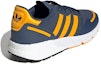 Shop adidas ZX 1K Boost 'Crew Navy Semi Solar Gold' Lelaki Perempuan Kasut H00416