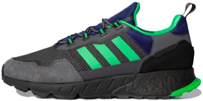 adidas ZX 1K Boost 'Grey Screaming Green' H00430 adidas ZX 1K Boost 'Grey Screaming Green' H00430