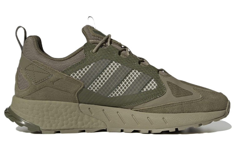 Order adidas originals Boost 輕便耐磨 低筒 跑步鞋 橄欖綠