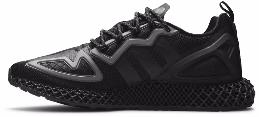 아디다스 ZX 2000 4D '트리플 코어 블랙' FZ3561 Lookbook 아디다스 ZX 2000 4D '트리플 코어 블랙' FZ3561