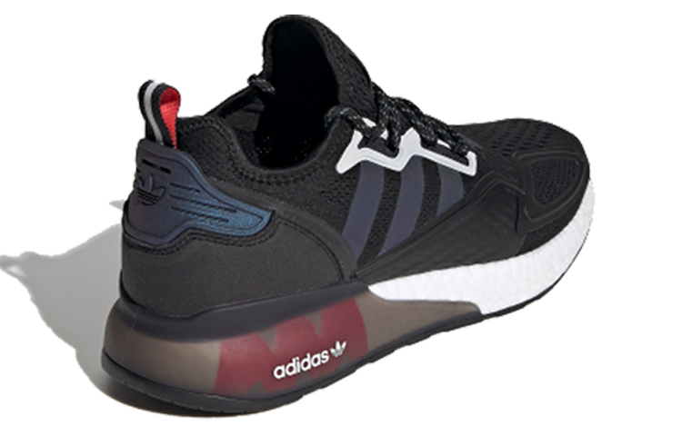 Lookbook adidas ZX 2000 Boost 'Hitam Iridescent Merah Kejut' FX7475