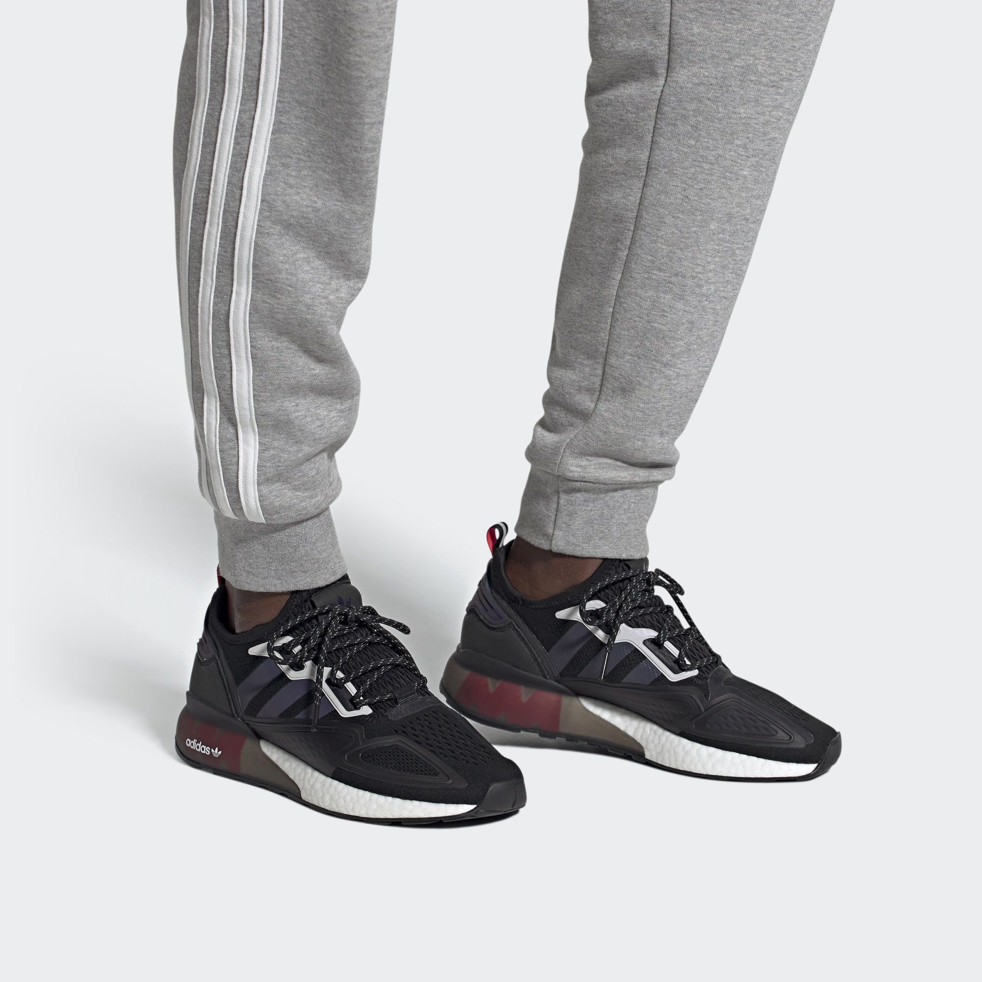 Details for adidas ZX 2000 Boost 'Hitam Iridescent Merah Kejut' FX7475