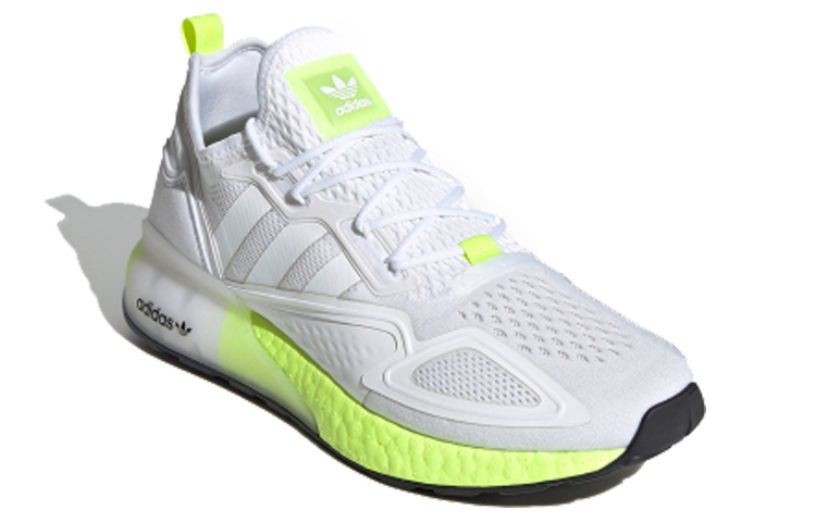 Lookbook 아디다스 ZX 2000 부스트 '클라우드 화이트 솔라 옐로우' FW0480