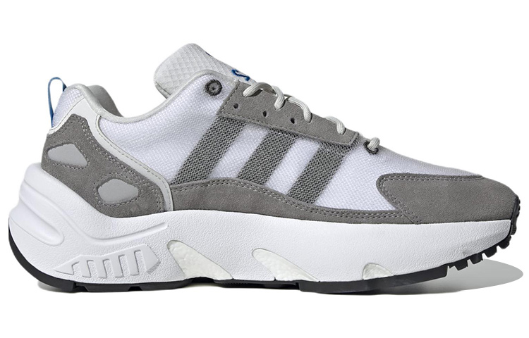 Order adidas originals ZX 22 Boost 輕便耐磨防滑 低筒 跑步鞋 白灰