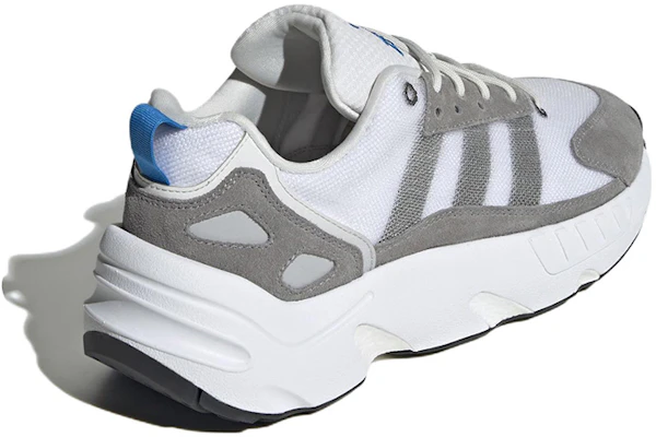 adidas originals ZX 22 Boost 輕便耐磨防滑 低筒 跑步鞋 白灰 Shop adidas originals ZX 22 Boost 輕便耐磨防滑 低筒 跑步鞋 白灰