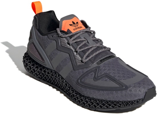 adidas ZX 2K 4D 灰色四號 太陽橙 FY9089 Lookbook adidas ZX 2K 4D 灰色四號 太陽橙 FY9089