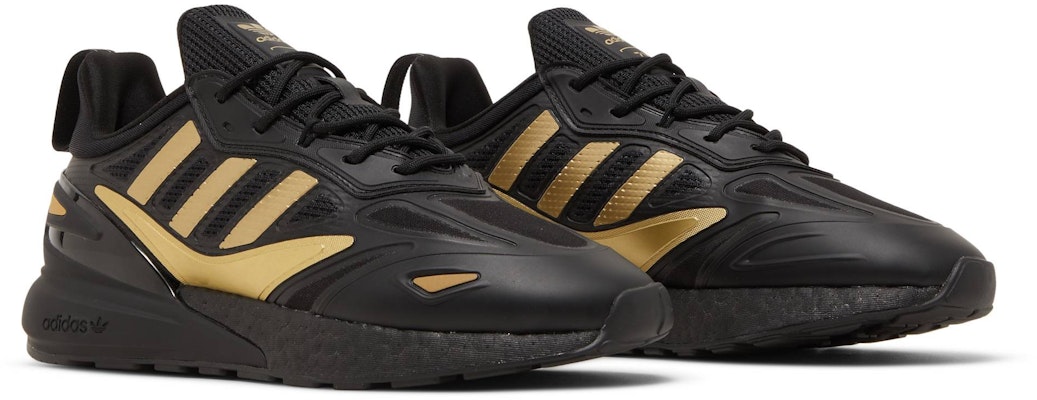 adidas ZX 2K Boost 2.0 Black Gold Metallic GZ7743 GZ7743