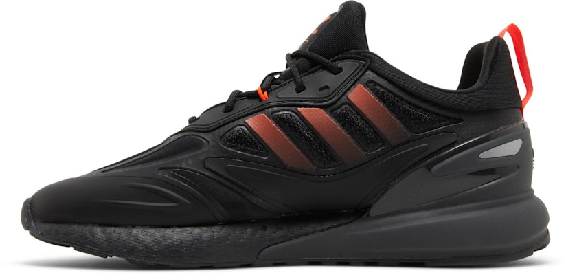 Adidas Originals ZX 2K Boost 2.0 輕便透氣舒適 低筒運動鞋 黑橙 Lookbook Adidas Originals ZX 2K Boost 2.0 輕便透氣舒適 低筒運動鞋 黑橙